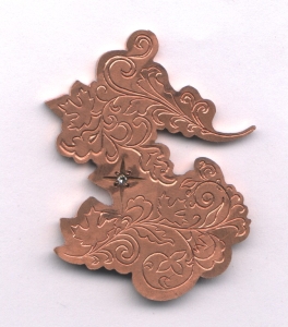 Engraving + star stone-setting