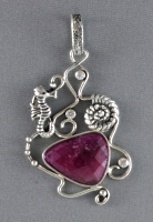 Pink Tourmaline pendant